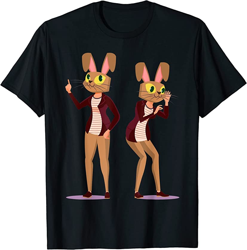 Psychedelic Bunny Psycho-Bunny Apparel For Women Classic T-Shirt