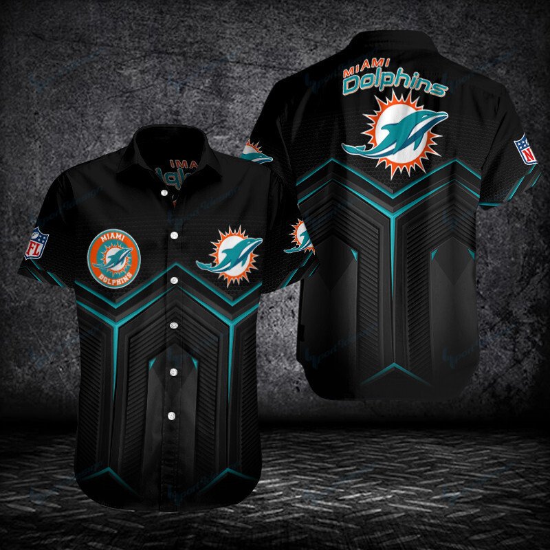 Miami Dolphins Button Shirt Bb274