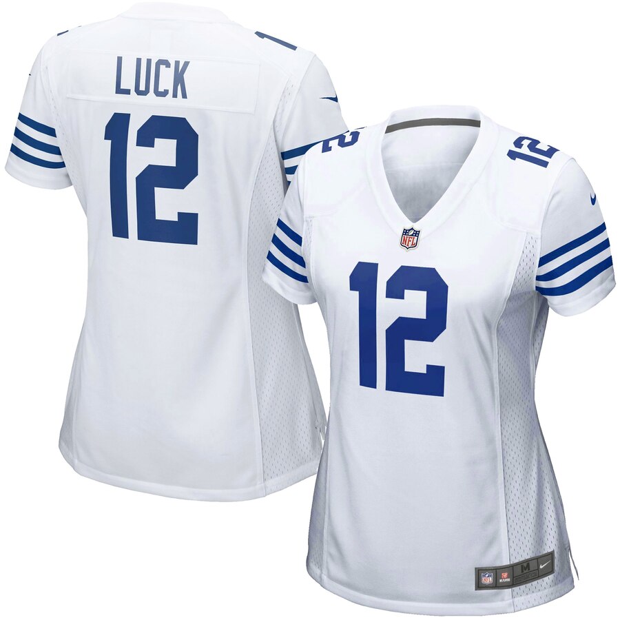 Andrew Luck Indianapolis Colts Nike Womens Game Day Jersey – White