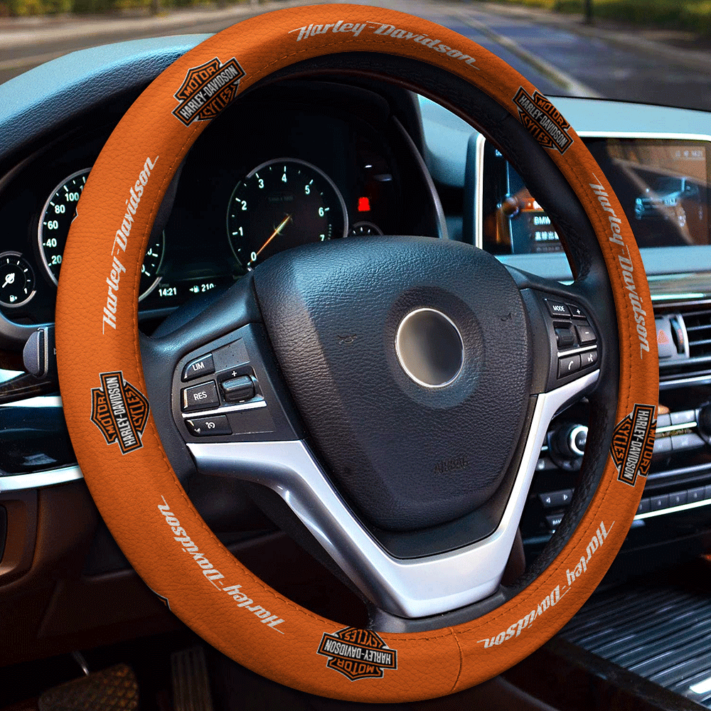 Harley Davidson Steering Wheel Cover