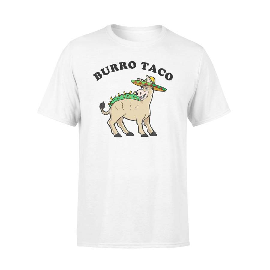 Burro Taco Donkey Tacos Sombrero Funny Tee T Shirt