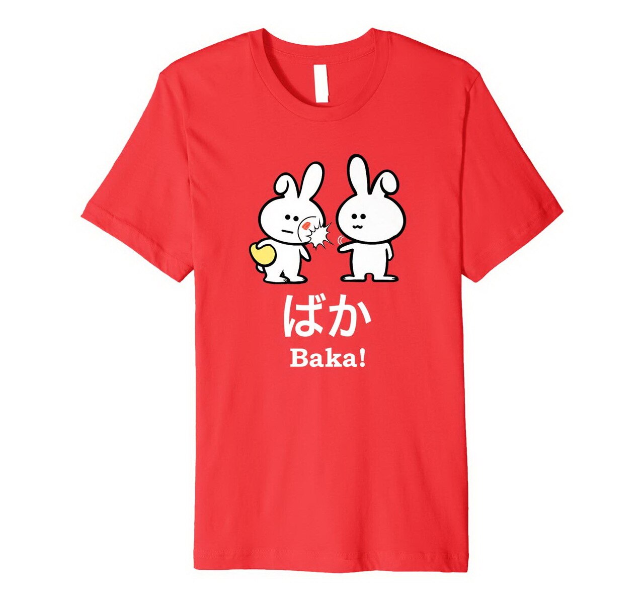 Japanese Anime Baka Rabbit Bunny Slap Kawaii Gift Premium T-Shirt New