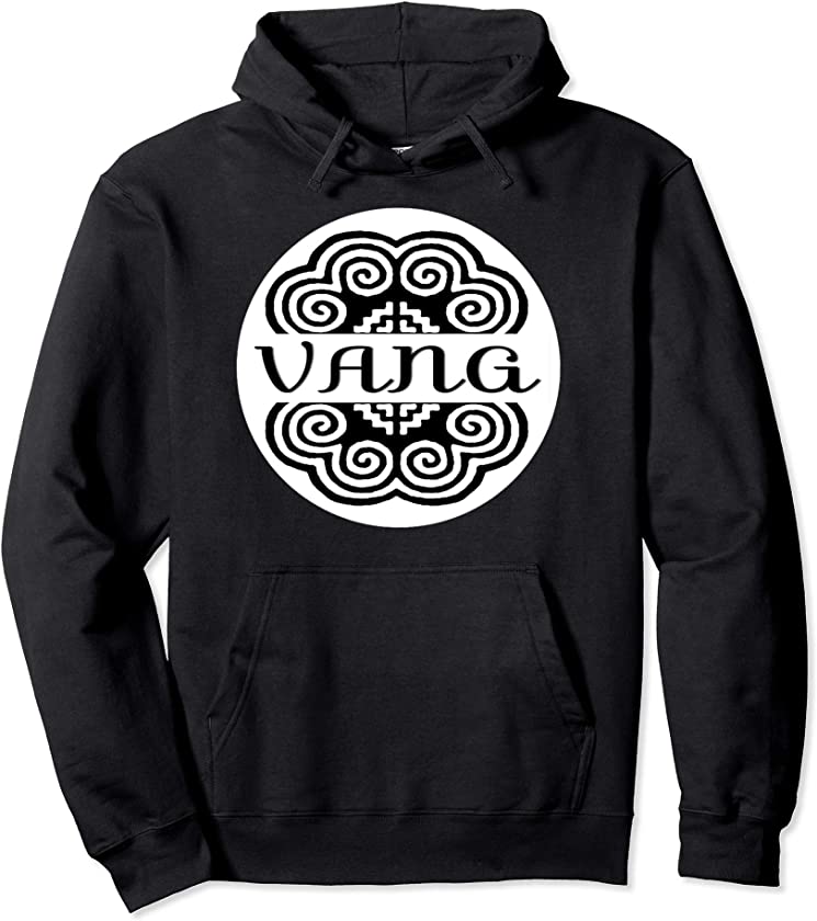 Hmong Elephant Foot Print Vang Pullover Hoodie