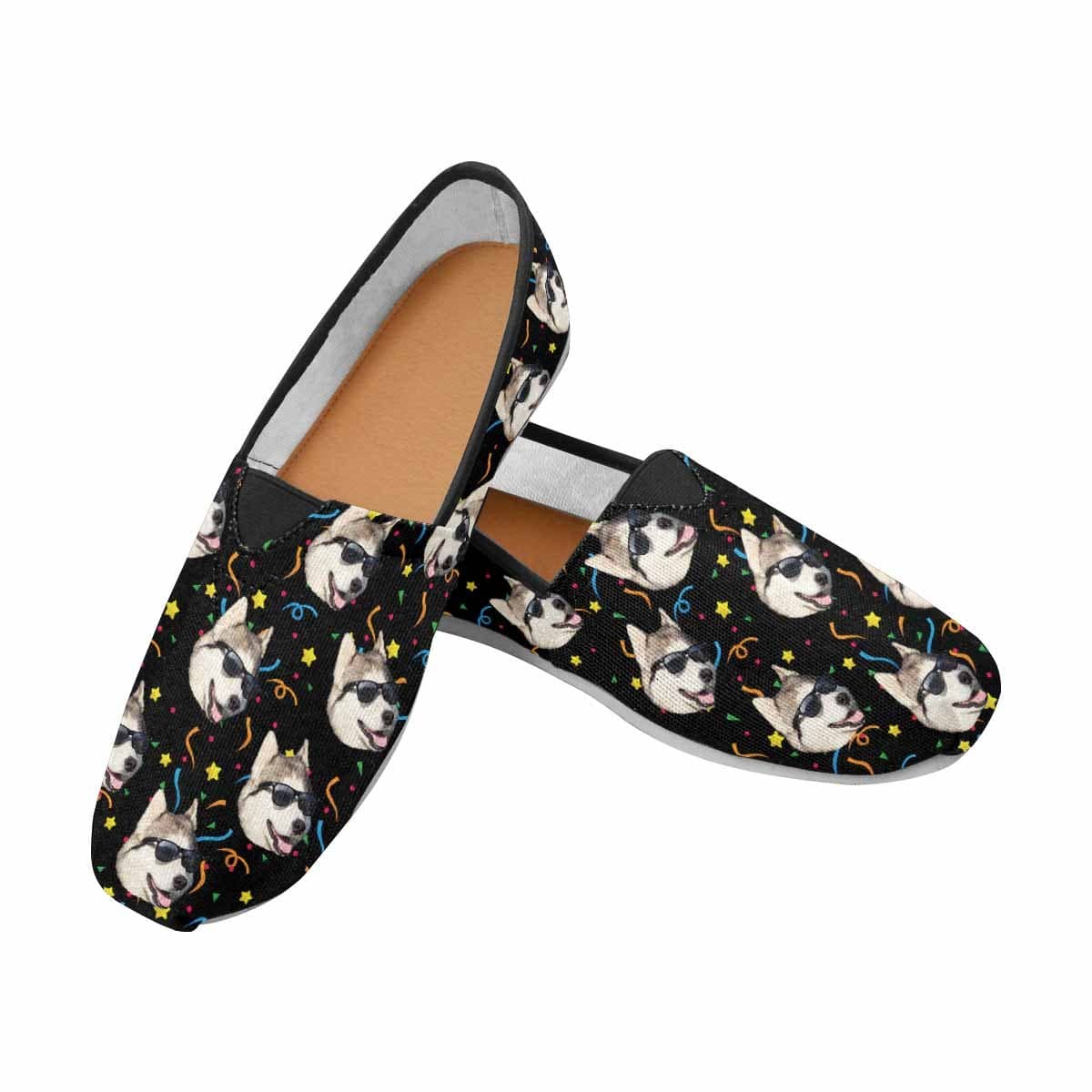 Custom Husky Face Women’S Casual Shoes