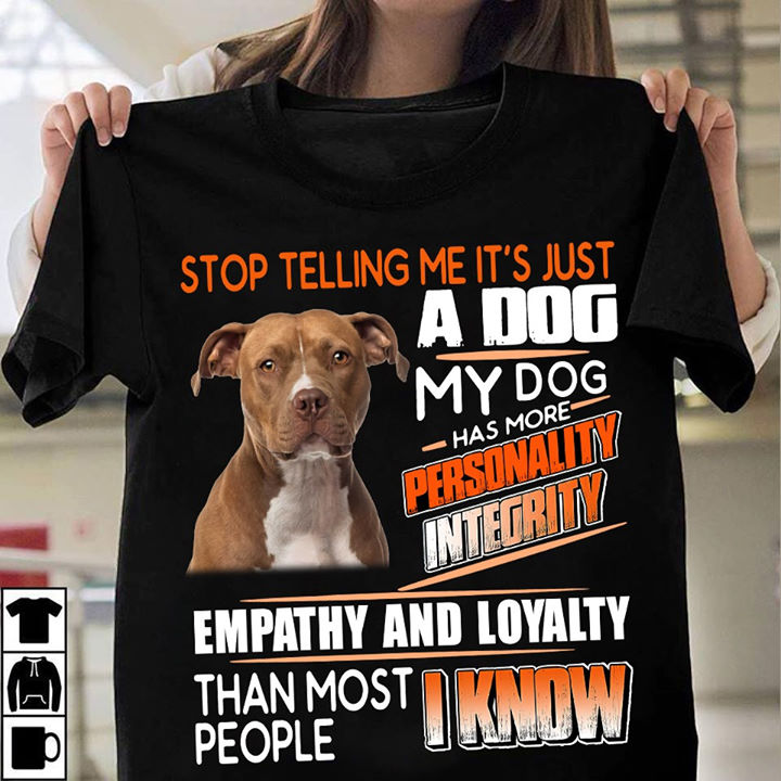 Stop Telling Me – PitBull T-shirt