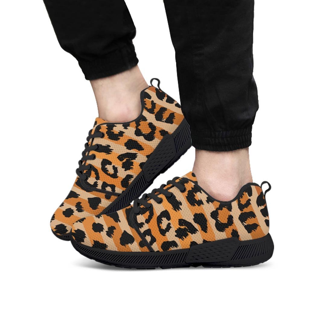 Striped Leopard Men’S Athletic Shoes