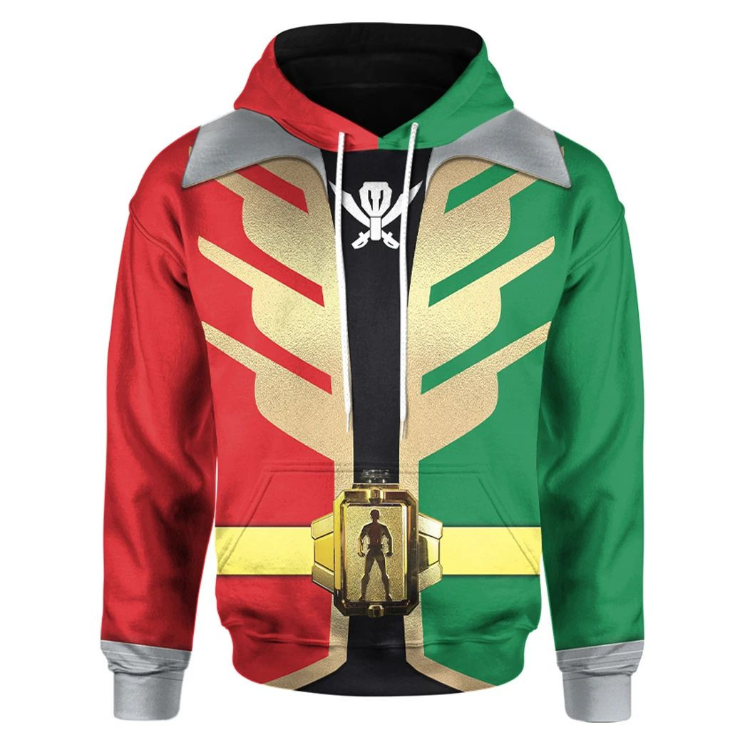 3D Power Rangers Super Megaforce Christmas Cosplay Custom Hoodie