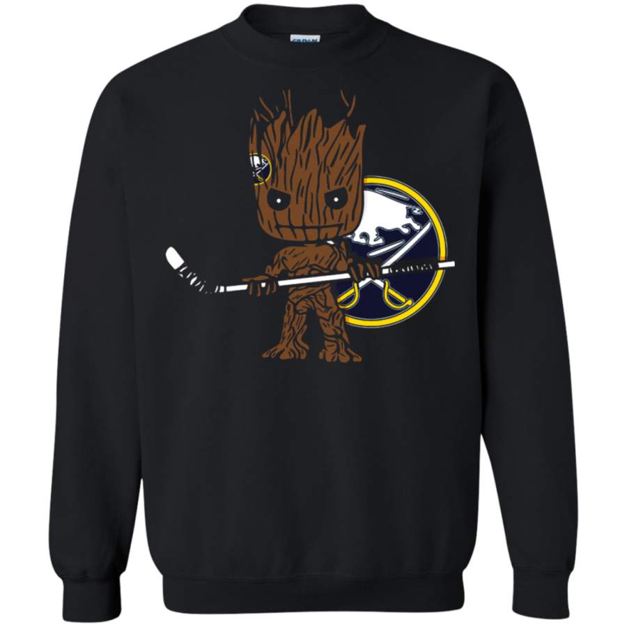 AGR Groot I Am Ice Hockey Player Team Buffalo Sabres Sweatshirt