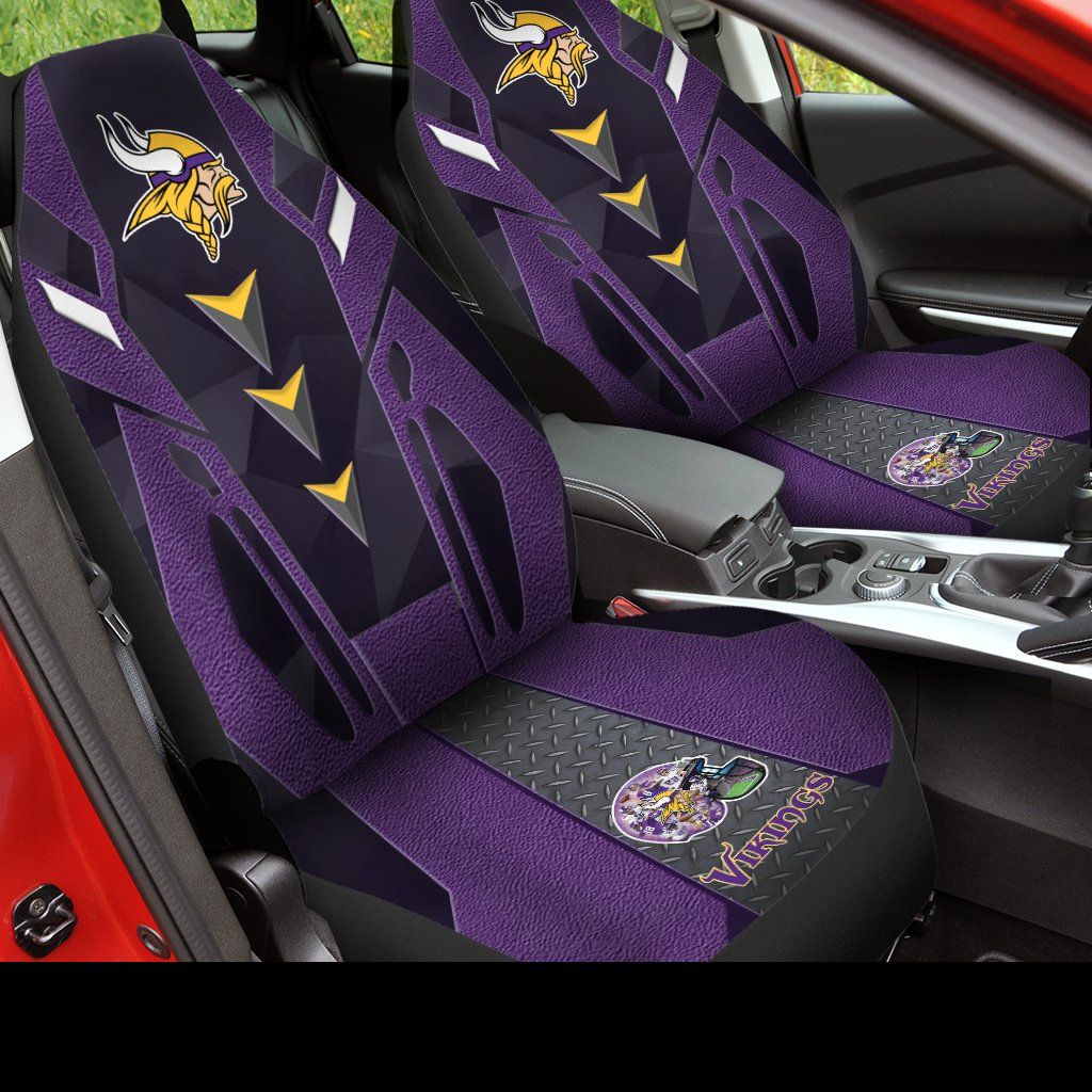 Minnesota Vikings Car Seat Covers (Set Of 2) – V6.1