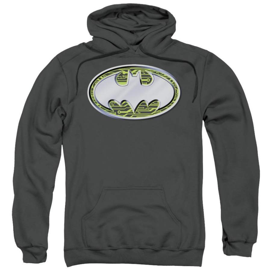 Batman – Circuits Logo Adult Pull Over Hoodie