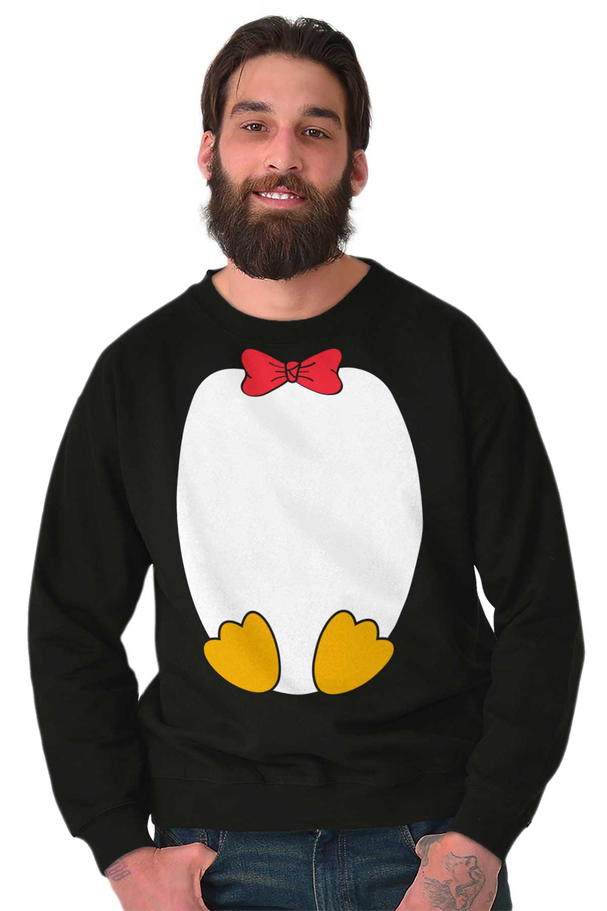 Baby Penguin Tuxedo Crewneck Sweatshirt