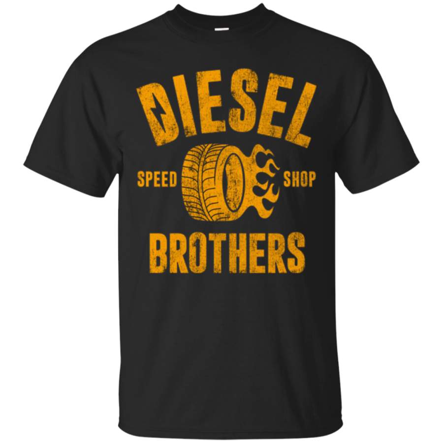 Diesel Brothers Speed Shop Gold Vintage Graphic T-Shirt