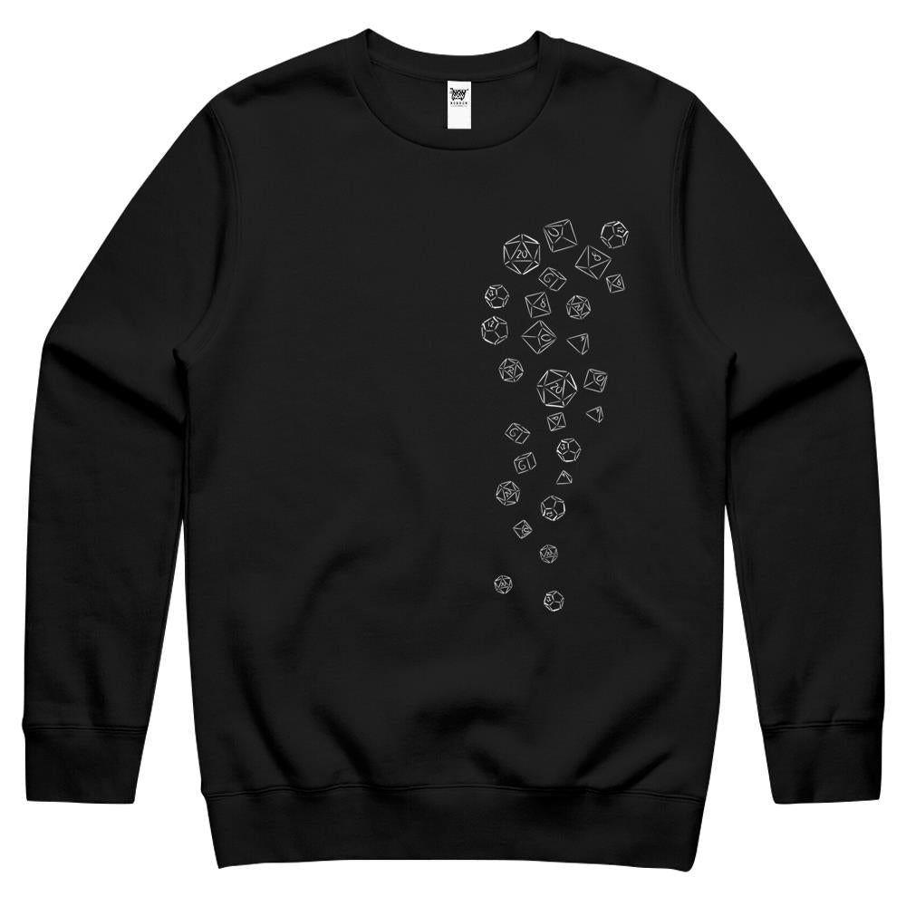 Cascading Dice Crewneck Sweatshirt