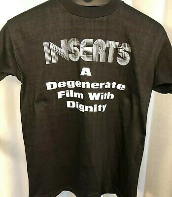 Vintage Inserts Movie Promo T-shirt 1975 70s 1970s Richard Dreyfuss Film Vtg 9980