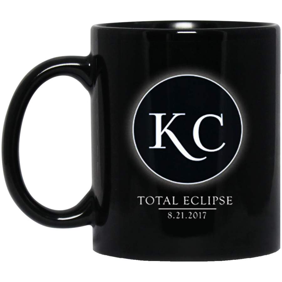 Kansas City Total Solar Eclipse Mug KC Missouri 11 oz 15 oz Black Mug