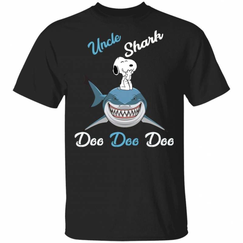 Uncle Shark Doo Doo Doo T-shirt Snoopy Tee MT02