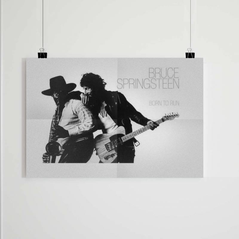 Bruce Springsteen Born To Run Album Cover Poster