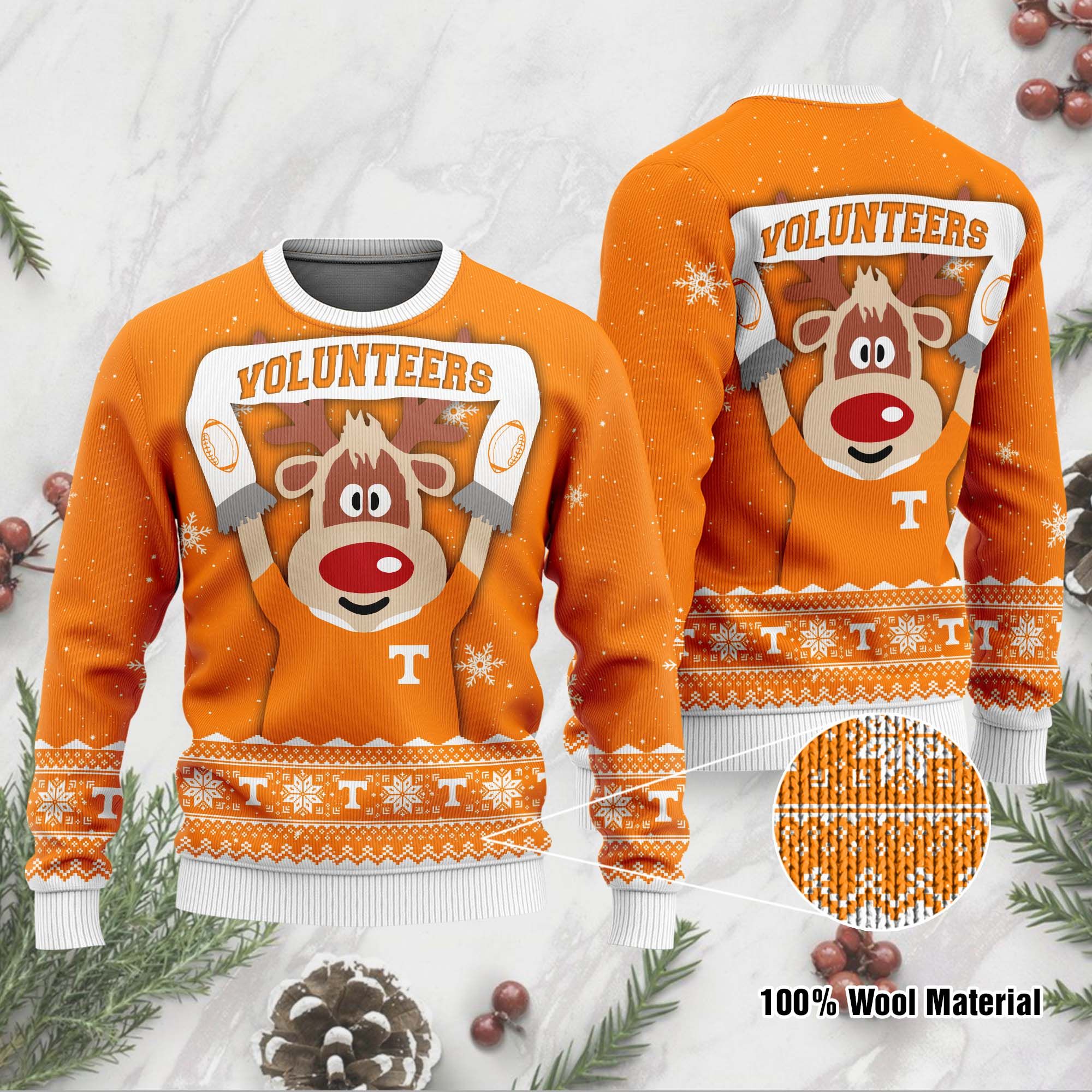 Tennessee Volunteers Ugly Sweater 190 L1BTH0293-XM