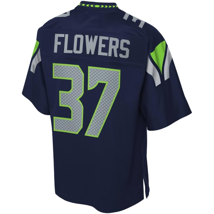 Tre Flowers Seattle Seahawks NFL Pro Line Player Jersey – College Navy