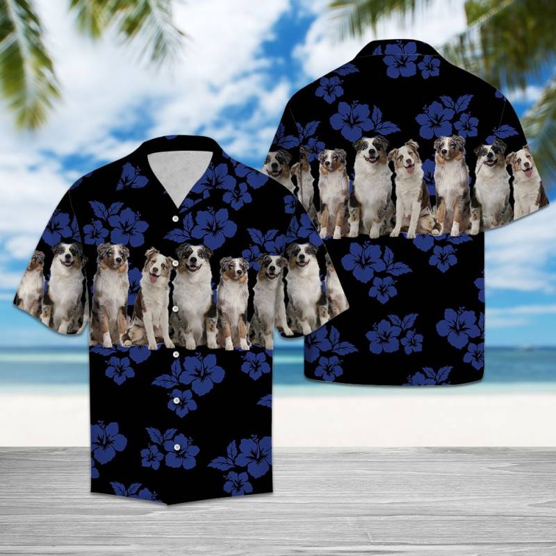 Awesome Australian Shepherd TG5717 – Hawaiian Shirt