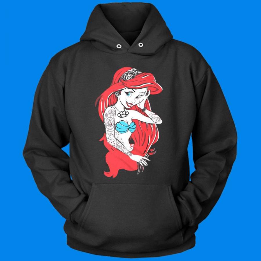 Ariel The Little Mermaid Punk Rock Men’S Hoodie