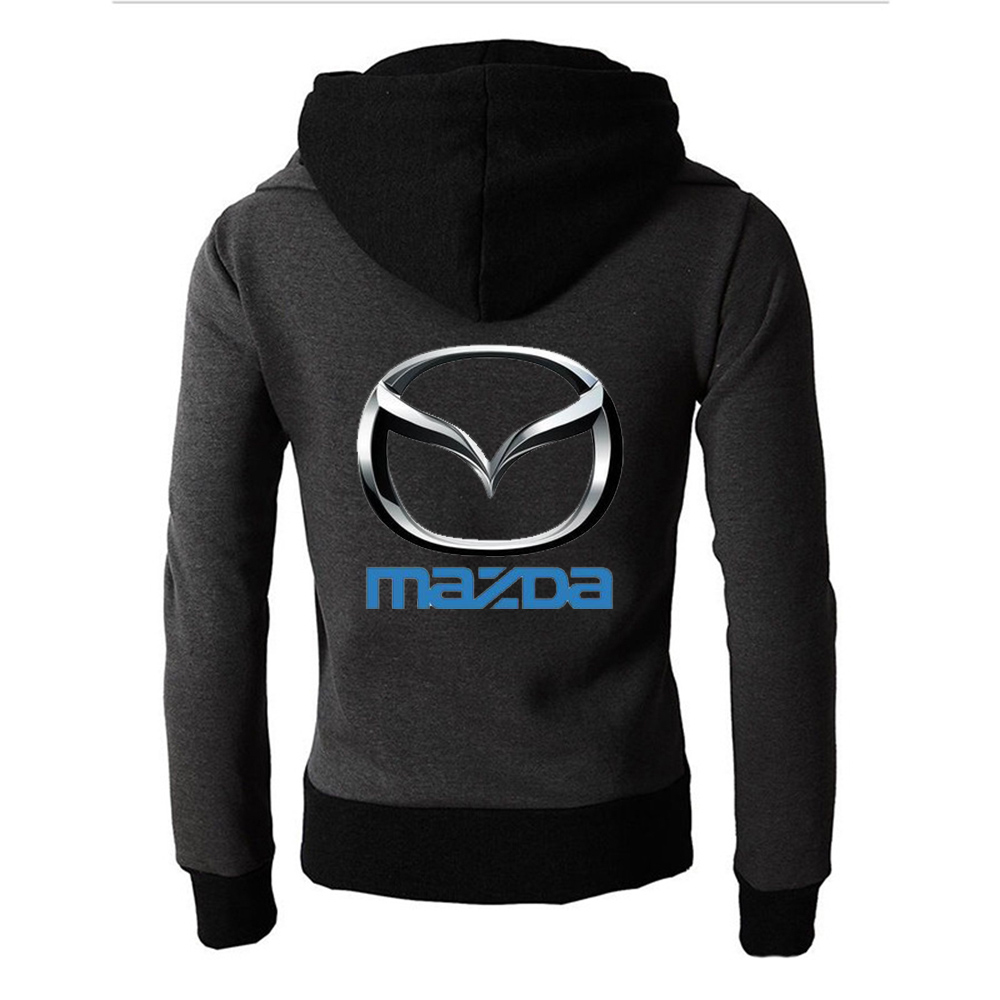 2022 NEW Unisex Mazda Car Logo ing Men Sportswear Hoodies Harajuku Style Hooded Solid Male Zipper Wild Sweatshirt Coat alx