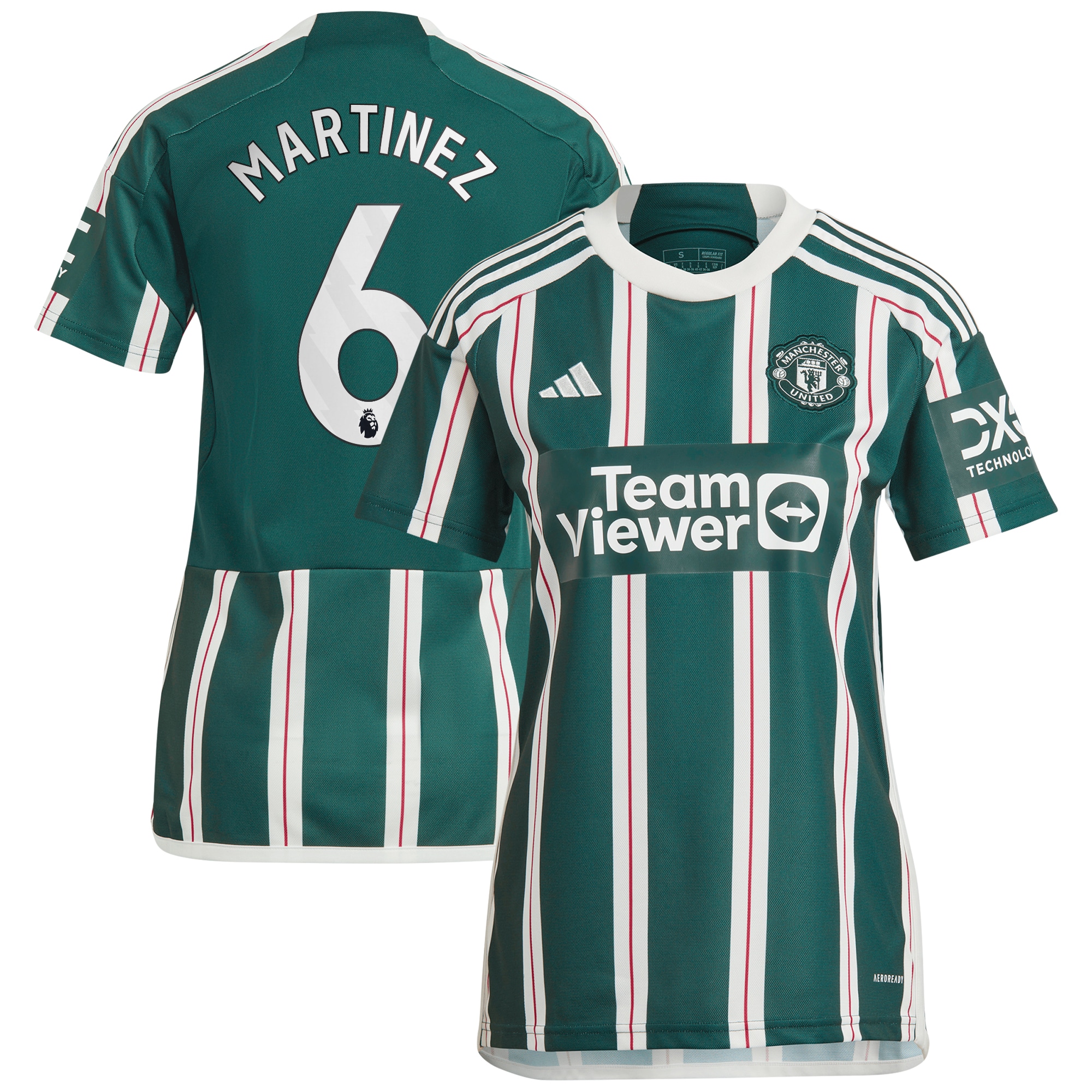 Lisandro Martínez Manchester United Women's 2023/24 Away Replica Player Jersey – Green