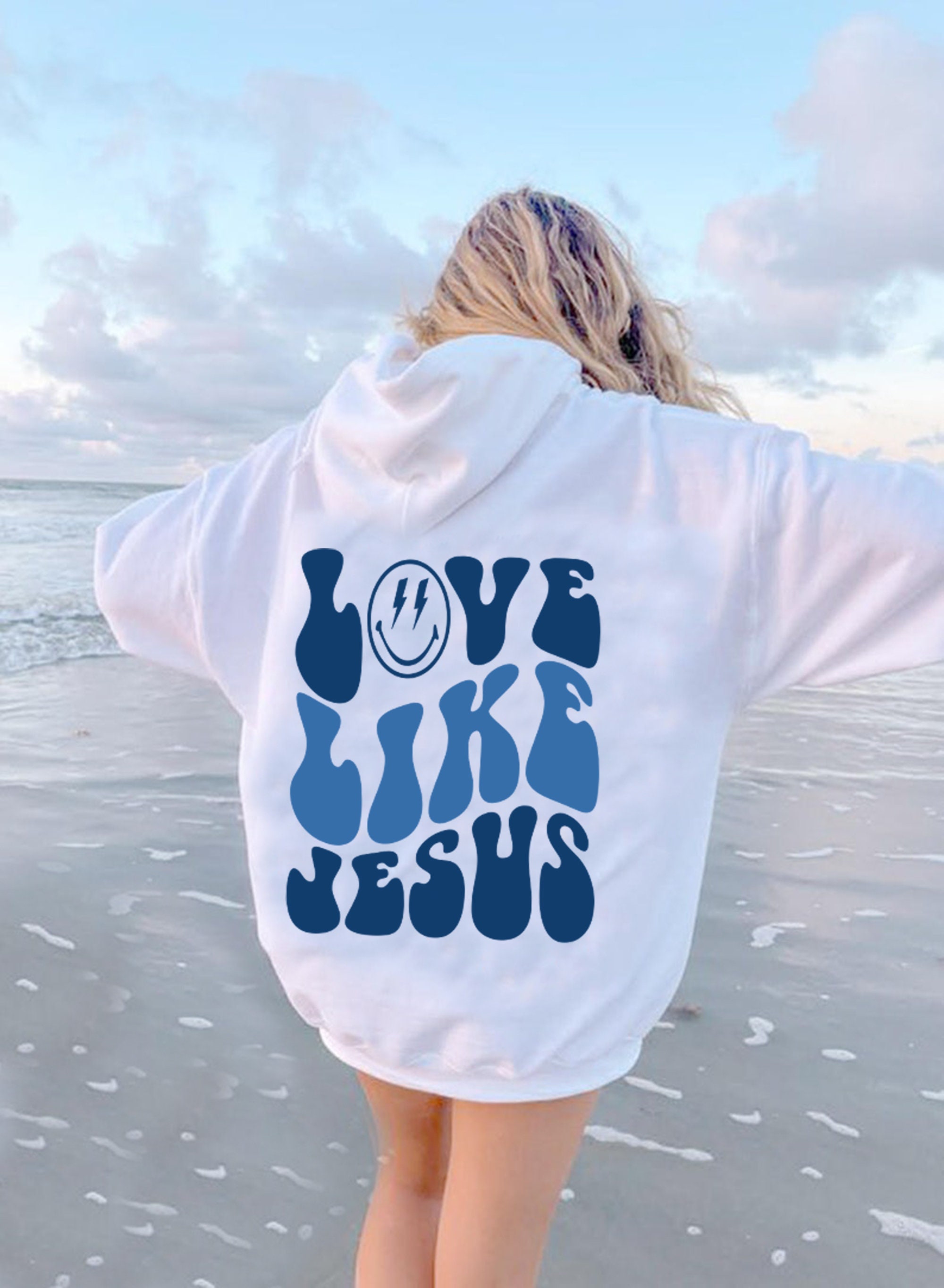 Love Like Jesus Hoodie, Unisex Hoodie, Aesthetic Hoodie, Cozy Hooodie, Tumblr Pullover, Pinterest Sweater, VSCO Hoodie