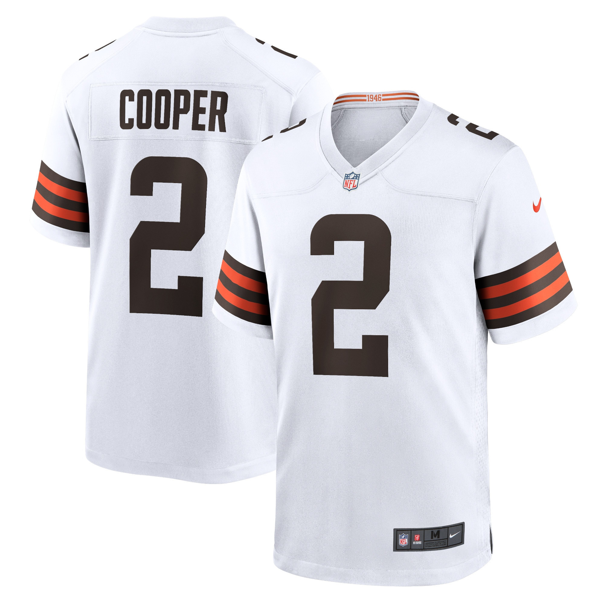 Amari Cooper Cleveland Browns Game Jersey – White NFL