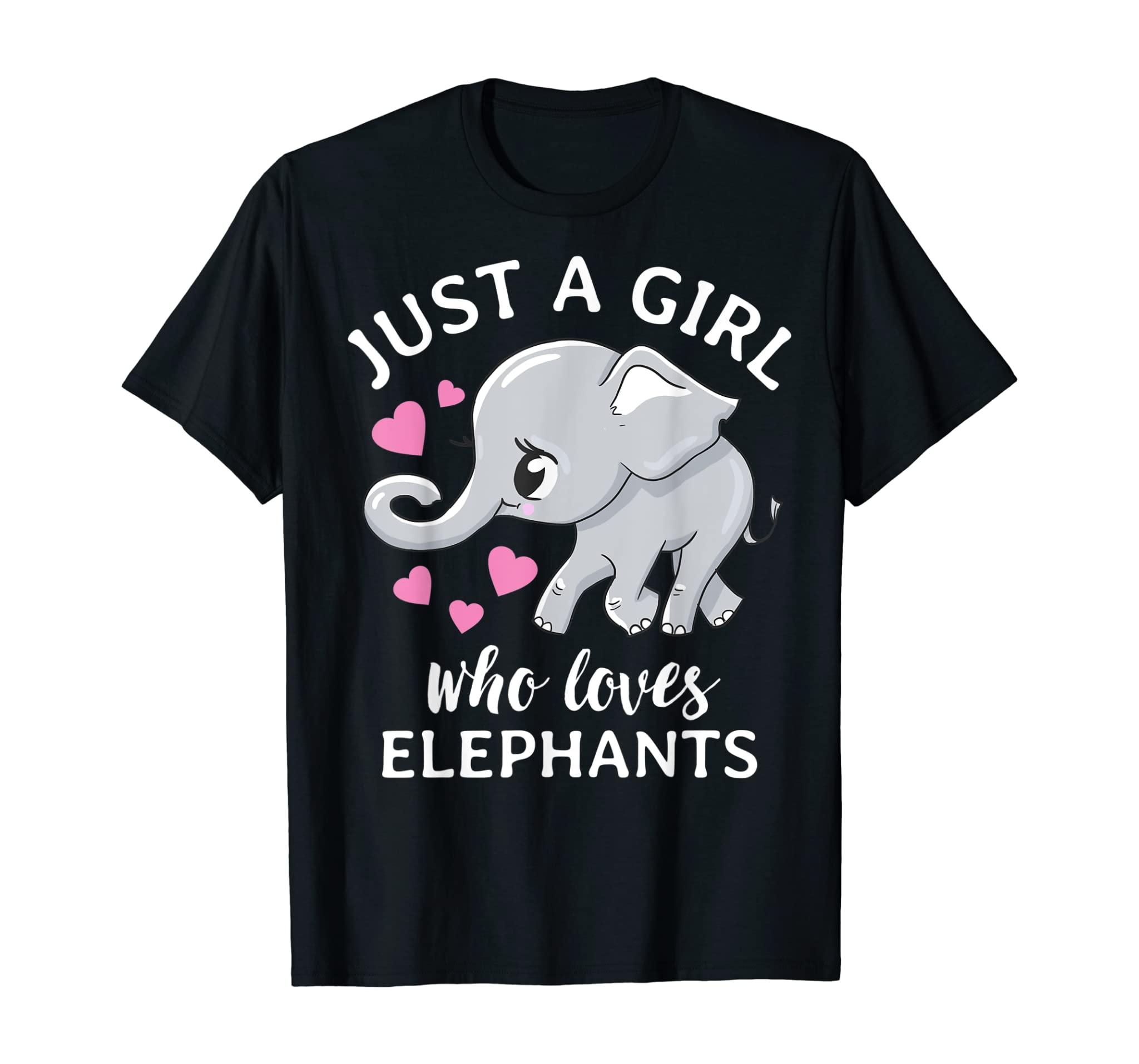 Elephant Shirts for Girls Just A Girl Who Loves Elephants