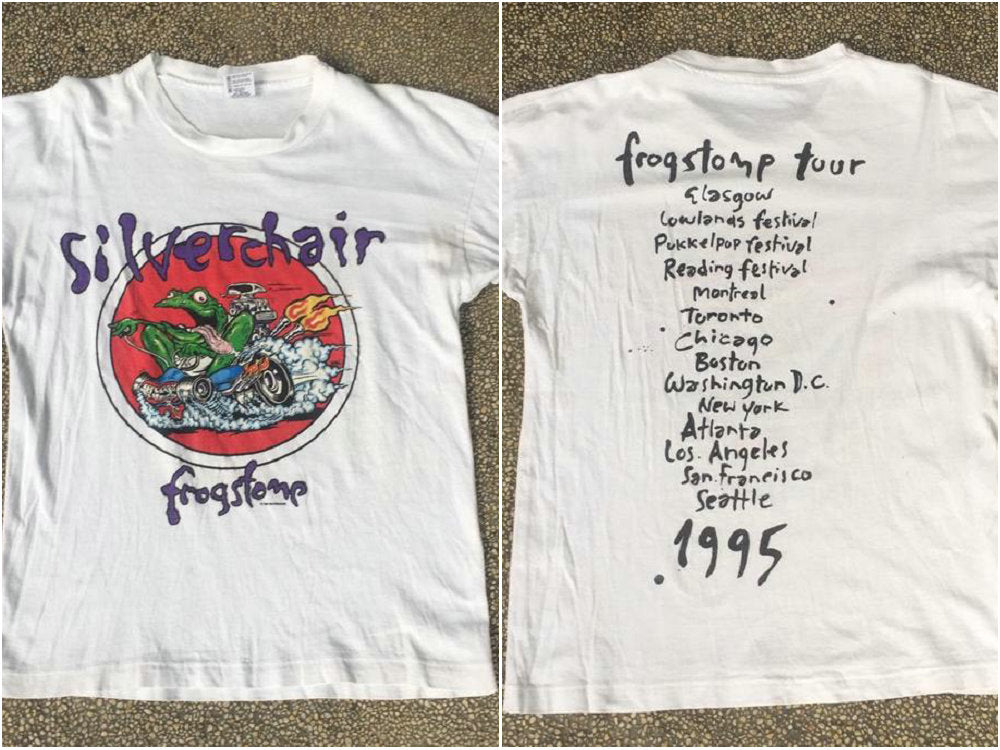 Vintage silverchair frogstomp band album t shirt