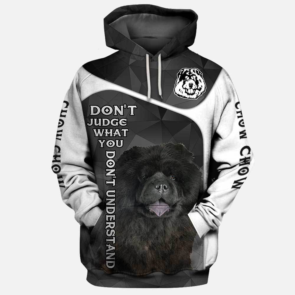 Black Chow Chow 3D Full Printing
