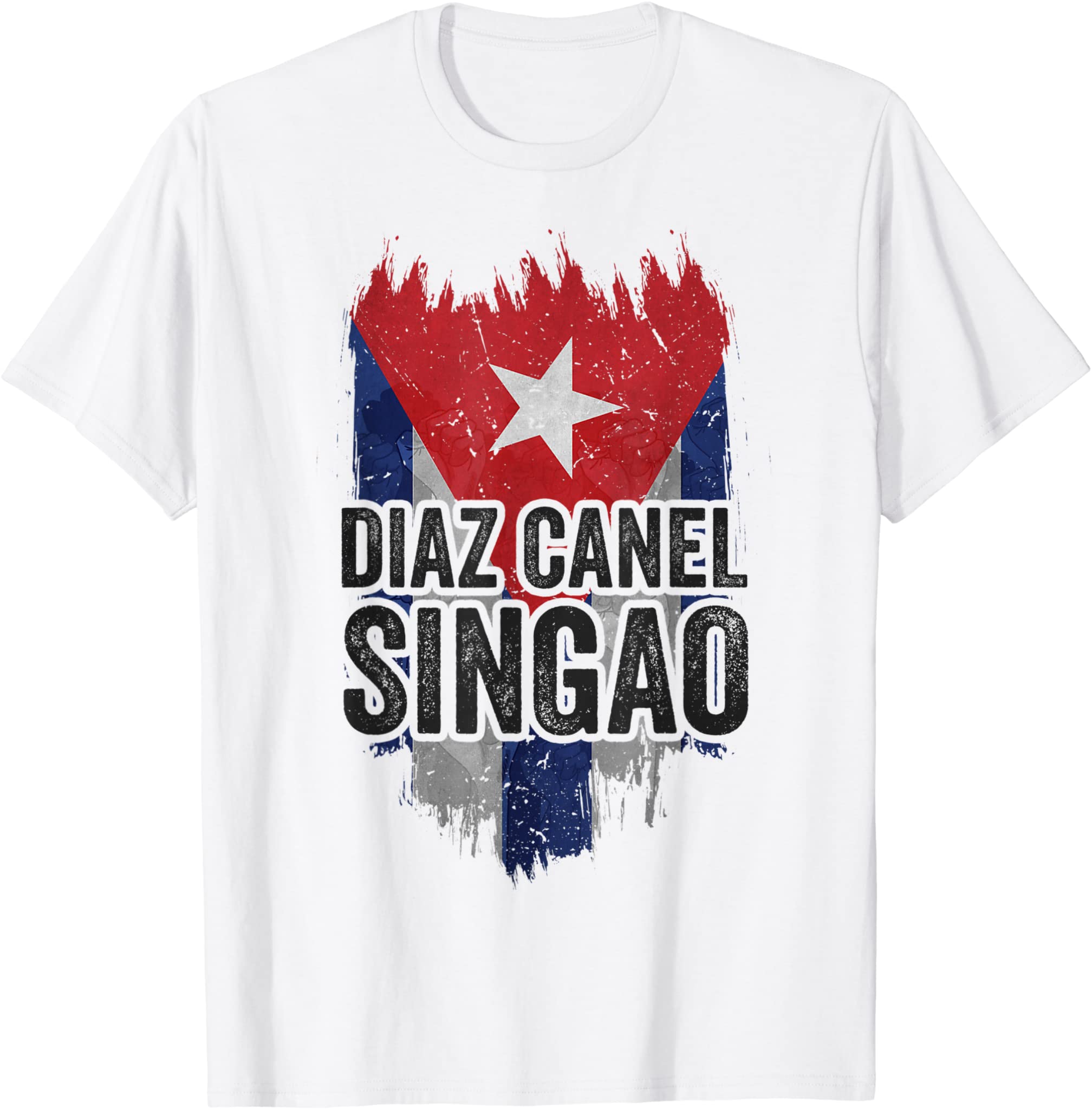 Diaz Canel Singao Sos Cuba Flag Libre Libertad Free Cuba T-Shirt