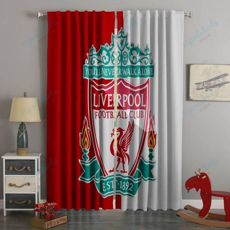 3D Printed Liverpool F.C. Style Custom Living Room Curtains