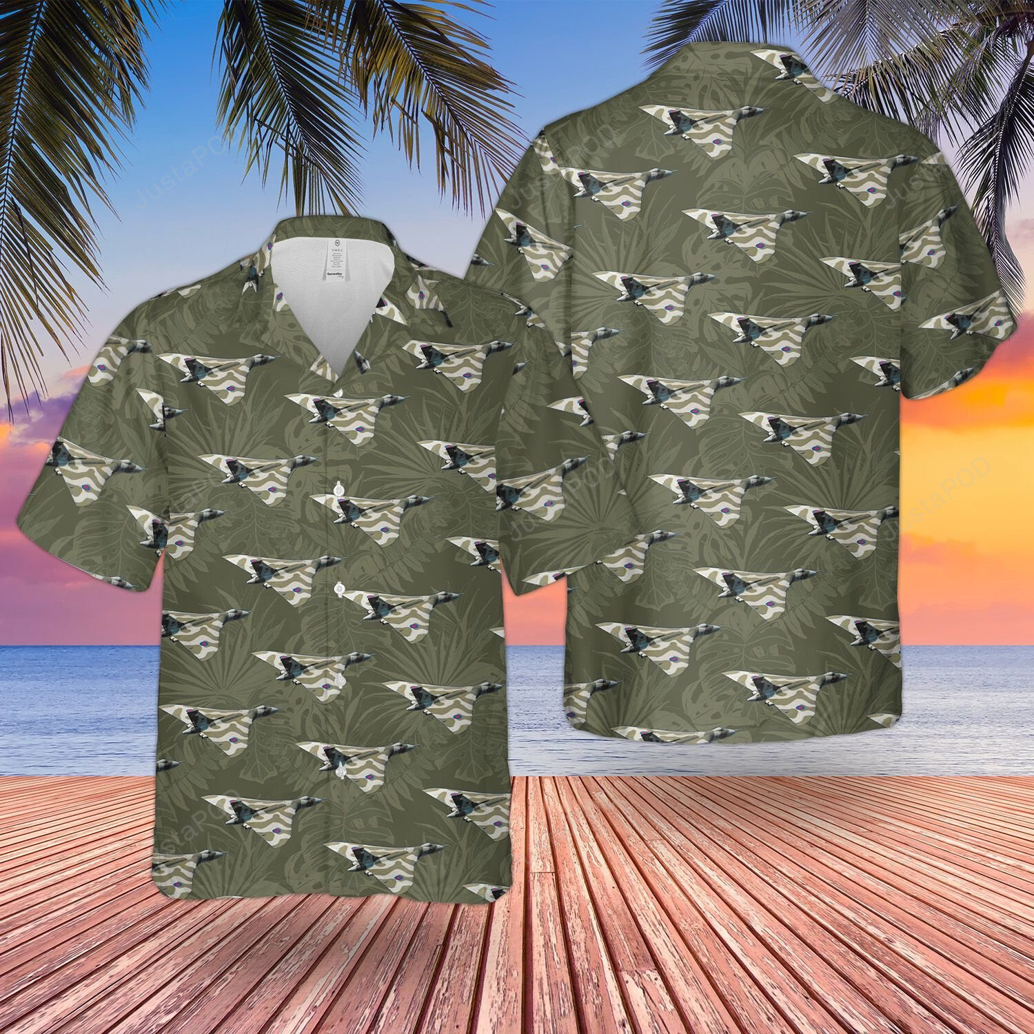 Raf Historical Avro Vulcan Hawaii Shirt Ha111576