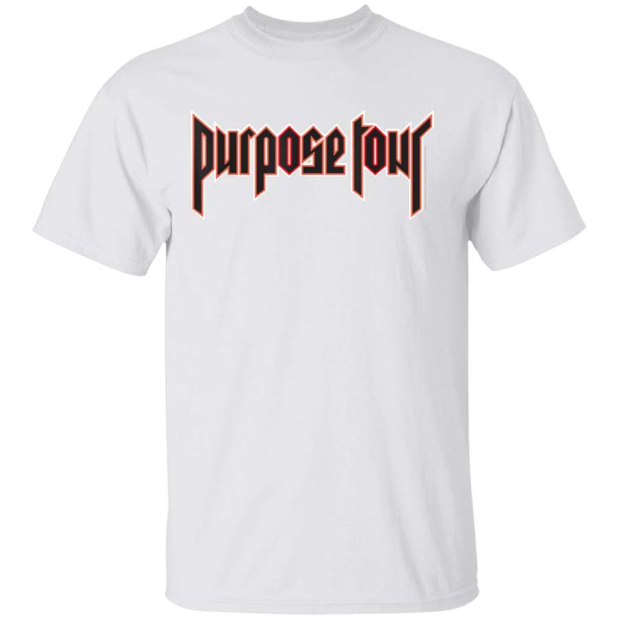 Justin Bieber Official Purpose Tour Logo TShirt