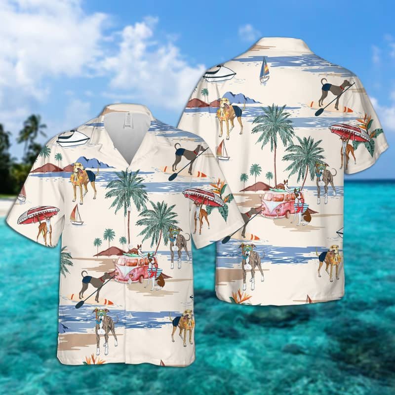 Felacia Italian Greyhound Summer Beach Hawaii Shirt Ha98535