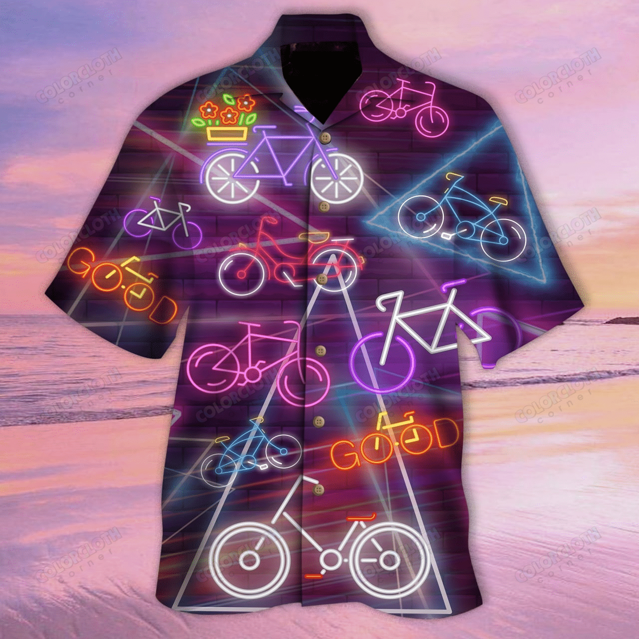 Bicycle Life Is Good Hawaiian Shirt Ha81874