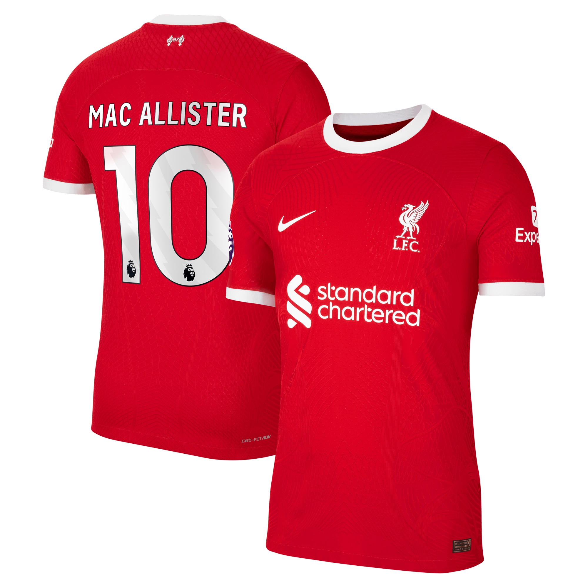 Alexis Mac Allister Liverpool 2023/24 Home Authentic Player Jersey – Red