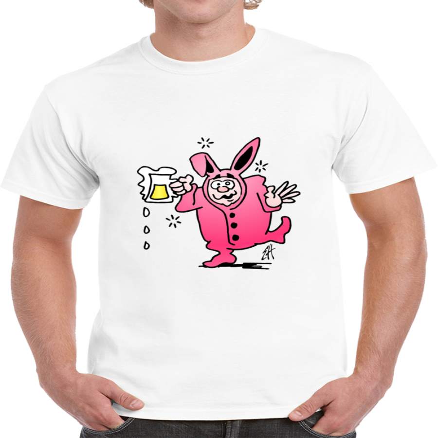 Drunk In A Pink Bunny Suit T Shirt