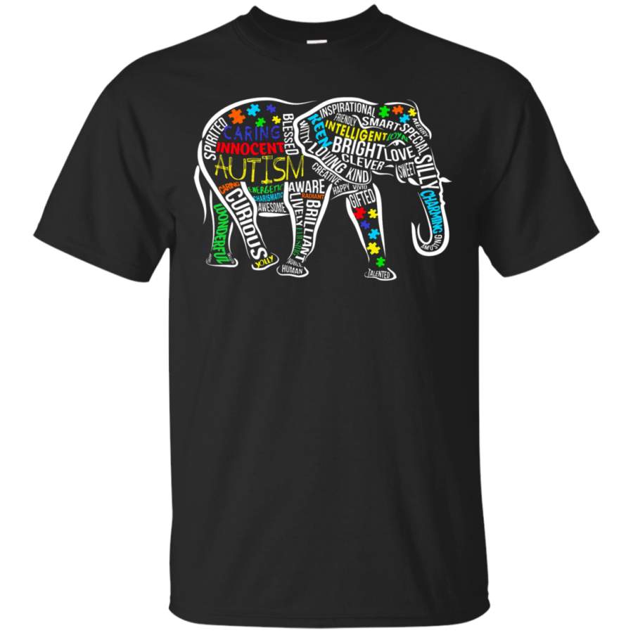 AGR Autism Awareness Elephant T Shirt