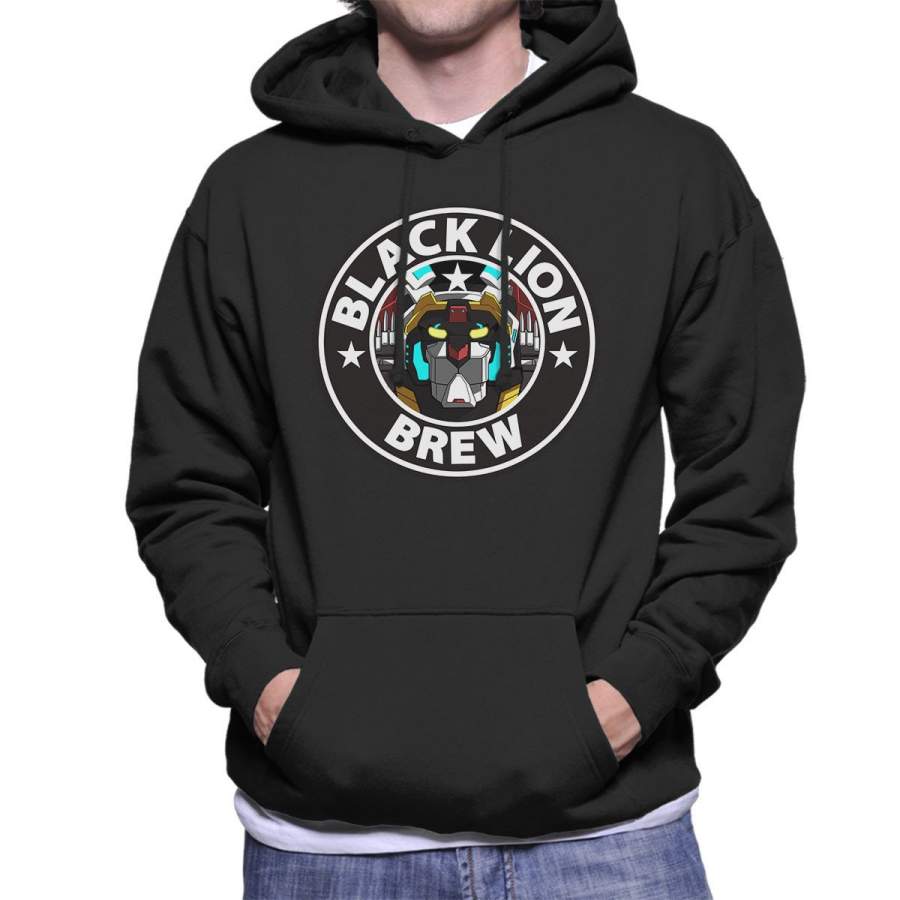 Voltron Black Lion Brew Coffee Men’s Hooded Sweatshirt