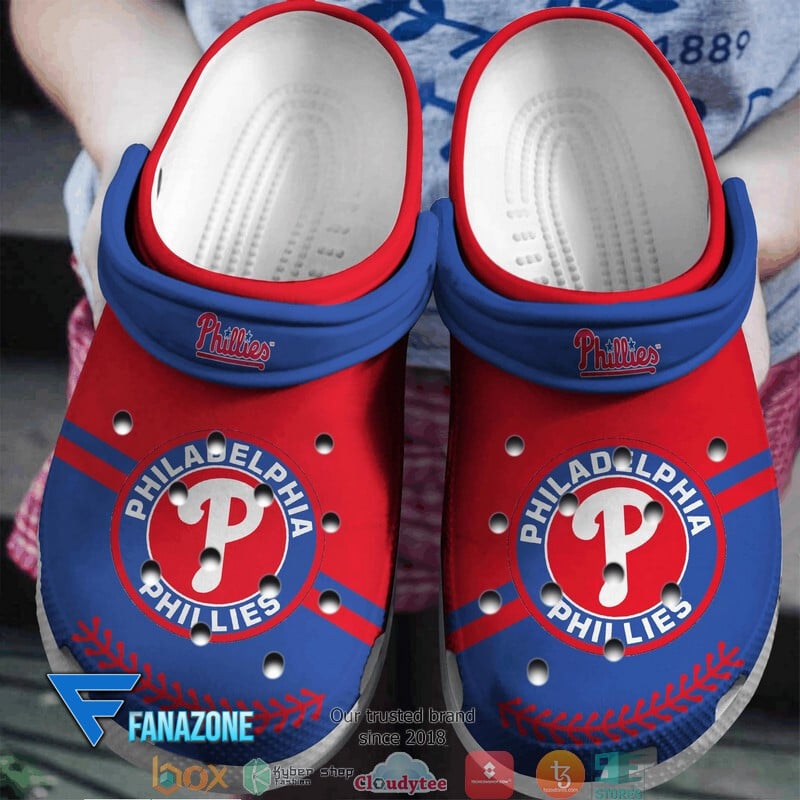 Philadelphia Phillies Red MLB Sport Crocss Clogs Crocband Shoes Comfortable For Men Women and Kids