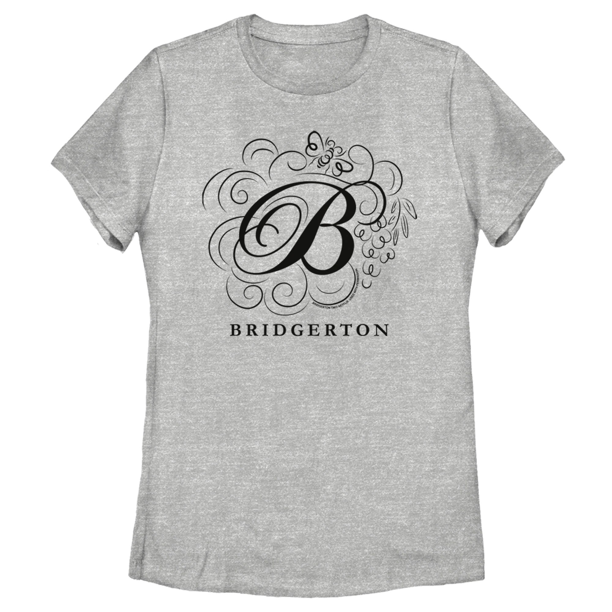 Bridgerton Women’S Logo Black  T-Shirt