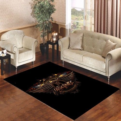 Aerosmith Logo Living Room Carpet Rugs Area Rug For Living Room Bedroom Rug Home Decor