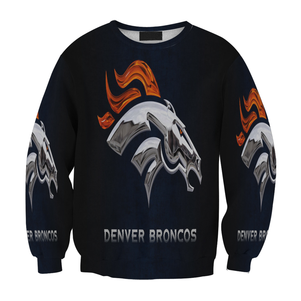 Denver Broncos Emblem V33 Gift For Fan 3D Full Printing Sweatshirt