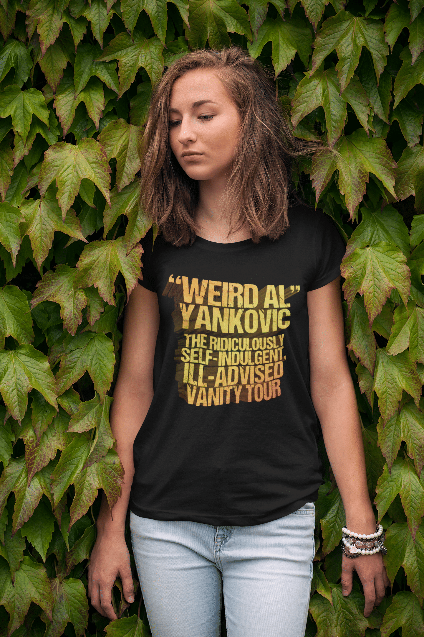 Weird Al Yankovic Merch 2018 Vanity Tour Official T-Shirt – Women’S