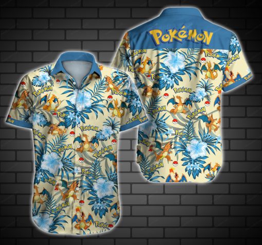 Tlmus Charizard  Shirt Ver 2- Hawaiian Shirts For Men