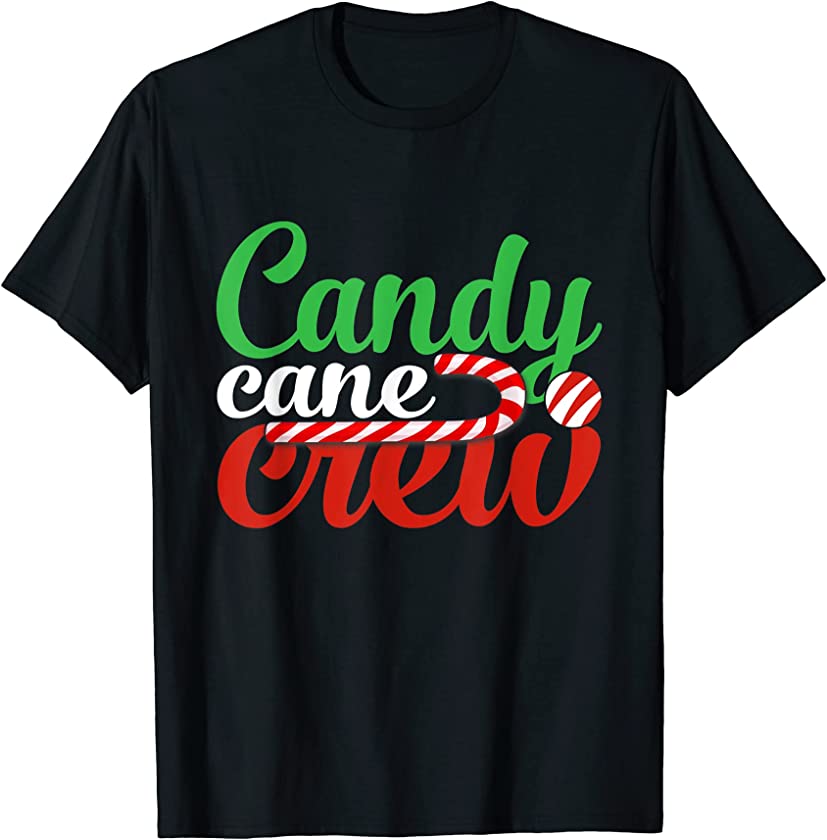 Candy Cane Crew Shirt Funny Christmas Candy X-mas Matching T-Shirt