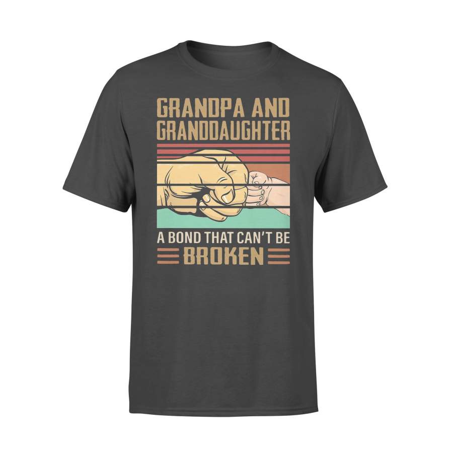 Grandpa And Granddaughter A Bond That Can’t Be Broken Vintage T-Shirt